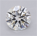 Del inventario de diamantes de laboratorio, 1.50 quilates, Redondo , Color G, claridad VVS2 y certificado IGI