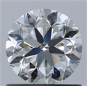 Natural Diamond 0.90 Carats, Round with Very Good Cut, I Color, VVS2 Clarity and Certified by GIA