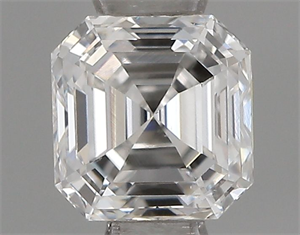 Foto Diamante Natural 0.50 quilates, Asscher , Color D, claridad SI1 y certificado IGI de