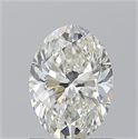 Natural Diamond 1.20 Carats, Oval with  Cut, J Color, VS1 Clarity and Certified by GIA