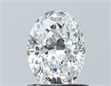 Natural Diamond 0.80 Carats, Oval with  Cut, E Color, SI2 Clarity and Certified by GIA