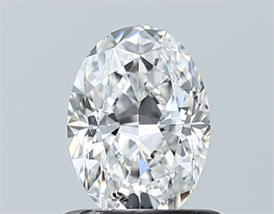 Picture of Natural Diamond 0.80 Carats, Oval with  Cut, E Color, SI2 Clarity and Certified by GIA
