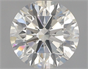 Natural Diamond 1.03 Carats, Round with Excellent Cut, J Color, SI1 Clarity and Certified by GIA