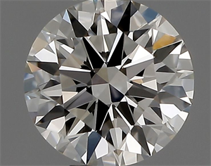 Picture of Natural Diamond 0.43 Carats, Round with Excellent Cut, G Color, IF Clarity and Certified by IGI