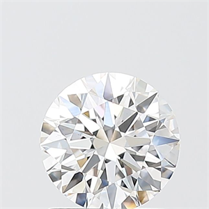 Picture of Lab Grown Diamond 1.08 Carats, Round with Ideal Cut, E Color, VS1 Clarity and Certified by IGI