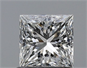 Diamante Natural 0.80 quilates, Princesa , Color G, claridad VS1 y certificado GIA