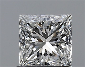 Foto Diamante Natural 0.80 quilates, Princesa , Color G, claridad VS1 y certificado GIA de