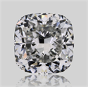Natural Diamond 0.50 Carats, Cushion with  Cut, G Color, VVS2 Clarity and Certified by GIA