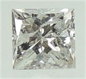 Diamante Natural 0.62 quilates, Princesa , Color E, claridad I2 y certificado GIA