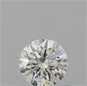 Diamante Natural 0.50 quilates, Redondo , Color I, claridad VS1 y certificado GIA