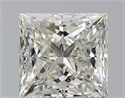 Diamante Natural 1.90 quilates, Princesa , Color J, claridad SI1 y certificado GIA