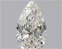 Natural Diamond 0.50 Carats, Pear with  Cut, H Color, VVS2 Clarity and Certified by GIA