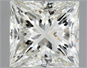 Natural Diamond 1.04 Carats, Princess with  Cut, J Color, VS1 Clarity and Certified by GIA