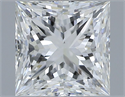 Natural Diamond 1.01 Carats, Princess with  Cut, H Color, VS1 Clarity and Certified by GIA
