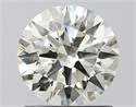 Diamante Natural 1.11 quilates, Redondo , Color K, claridad SI1 y certificado IGI