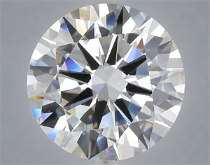 Picture of Lab Grown Diamond 6.06 Carats, Round with Excellent Cut, E Color, VVS2 Clarity and Certified by IGI