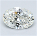Diamante Natural 2.51 quilates, Ovalado , Color H, claridad VS2 y certificado GIA