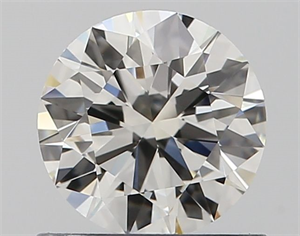 Foto Diamante Natural 0.70 quilates, Redondo , Color J, claridad IF y certificado GIA de