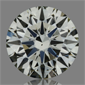 Natural Diamond 1.10 Carats, Round with Excellent Cut, M Color, SI1 Clarity and Certified by GIA