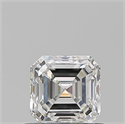 Diamante Natural 0.70 quilates, Asscher , Color F, claridad VVS2 y certificado GIA