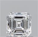 Natural Diamond 1.01 Carats, Asscher with  Cut, E Color, VS1 Clarity and Certified by GIA
