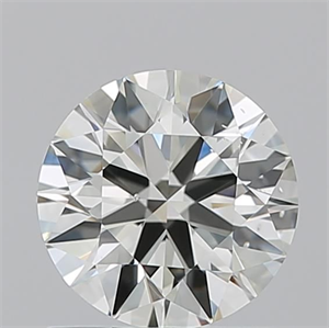 Picture of Natural Diamond 1.01 Carats, Round with Excellent Cut, I Color, SI1 Clarity and Certified by IGI
