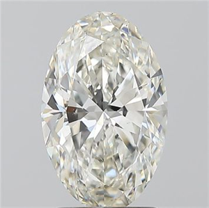 Foto Diamante Natural 2.01 quilates, Ovalado , Color I, claridad VS2 y certificado GIA de