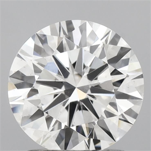 Picture of Lab Grown Diamond 1.45 Carats, Round with Ideal Cut, F Color, VS2 Clarity and Certified by IGI