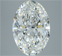 Natural Diamond 5.02 Carats, Oval with  Cut, G Color, VS1 Clarity and Certified by GIA