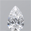 Natural Diamond 0.71 Carats, Pear with  Cut, D Color, VS1 Clarity and Certified by GIA