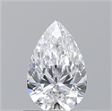Natural Diamond 0.71 Carats, Pear with  Cut, D Color, VS1 Clarity and Certified by GIA