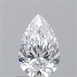 Picture of Natural Diamond 0.71 Carats, Pear with  Cut, D Color, VS1 Clarity and Certified by GIA