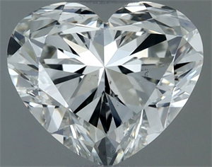 Picture of Natural Diamond 0.70 Carats, Heart with  Cut, H Color, SI1 Clarity and Certified by IGI