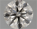 Natural Diamond 1.70 Carats, Round with Excellent Cut, N Color, SI1 Clarity and Certified by GIA
