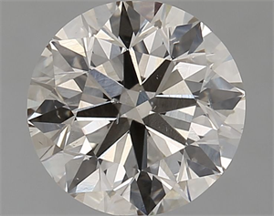 Picture of Natural Diamond 1.70 Carats, Round with Excellent Cut, N Color, SI1 Clarity and Certified by GIA