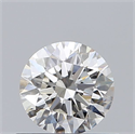 Natural Diamond 0.56 Carats, Round with Excellent Cut, H Color, VVS2 Clarity and Certified by GIA