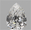 Diamante Natural 0.16 quilates, De pera , Color E, claridad VVS2 y certificado IGI