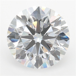 Picture of Lab Grown Diamond 4.00 Carats, Round with Ideal Cut, D Color, VVS1 Clarity and Certified by IGI