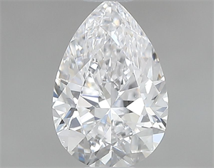 Picture of Natural Diamond 0.52 Carats, Pear with  Cut, D Color, SI1 Clarity and Certified by GIA
