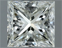 Natural Diamond 1.00 Carats, Princess with  Cut, I Color, VVS1 Clarity and Certified by IGI