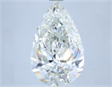 Natural Diamond 3.03 Carats, Pear with  Cut, I Color, IF Clarity and Certified by GIA