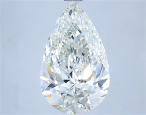 Picture of Natural Diamond 3.03 Carats, Pear with  Cut, I Color, IF Clarity and Certified by GIA
