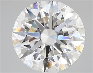 Picture of Lab Grown Diamond 5.04 Carats, Round with Ideal Cut, E Color, VVS2 Clarity and Certified by IGI