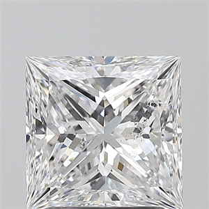 Foto Diamante Natural 2.01 quilates, Princesa , Color D, claridad SI2 y certificado GIA de