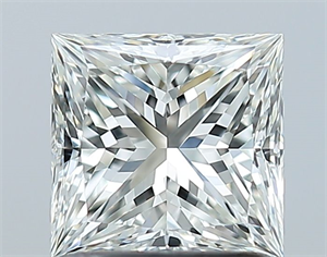 Foto Diamante Natural 1.21 quilates, Princesa , Color I, claridad VVS2 y certificado GIA de