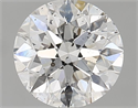Natural Diamond 0.80 Carats, Round with Excellent Cut, F Color, SI2 Clarity and Certified by GIA