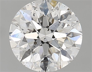 Picture of Natural Diamond 0.80 Carats, Round with Excellent Cut, F Color, SI2 Clarity and Certified by GIA