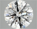 Lab Grown Diamond 3.01 Carats, Round with Excellent Cut, E Color, VVS2 Clarity and Certified by IGI