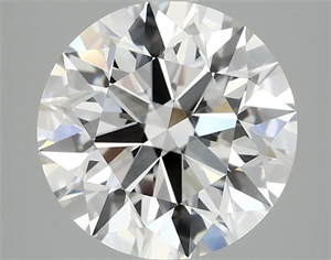 Picture of Lab Grown Diamond 3.01 Carats, Round with Excellent Cut, E Color, VVS2 Clarity and Certified by IGI