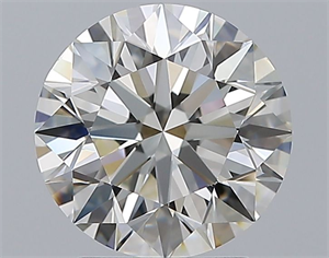 Picture of Natural Diamond 2.50 Carats, Round with Excellent Cut, I Color, VS1 Clarity and Certified by GIA